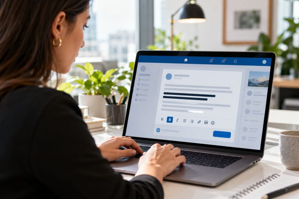 texte gras linkedin